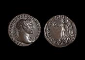 Ancient Coins - Trajan Ar Denarius, 103-111 AD