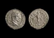 Ancient Coins - Caracalla Ar Denarius, 207 AD