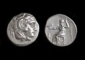 Ancient Coins - Alexander III the Great Ar Drachm, 328-323 BC - Lifetime Issue