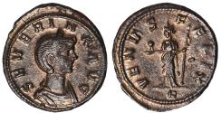 Ancient Coins - Severina billon denarius (275 AD)