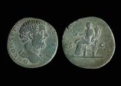 Ancient Coins - Clodius Albinus Ae Sestertius, 193-195 AD