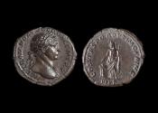 Ancient Coins - Trajan Ar Denarius, 103-111 AD