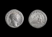 Ancient Coins - Trajan Ar Denarius, 107-108 AD