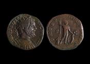 Ancient Coins - Septimius Severus Ae Sestertius, 196 AD