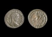 Ancient Coins - Maximianus Ae Follis, 296-297 AD