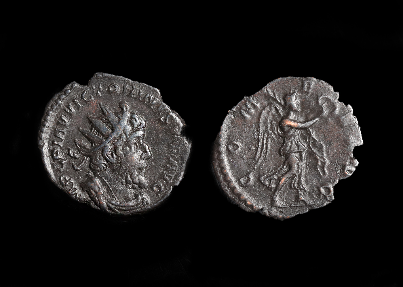 Victorinus Victorinus Ae Antoninianus, 269/270 AD - extremely rare reverse