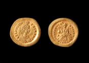 Ancient Coins - Aelia Pulcheria Av Solidus, 441-450 AD